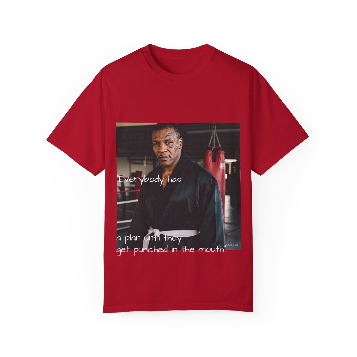 Motivational Quote T-Shirt - 'Everybody Has a Plan Until They Get Punched in the Mouth'