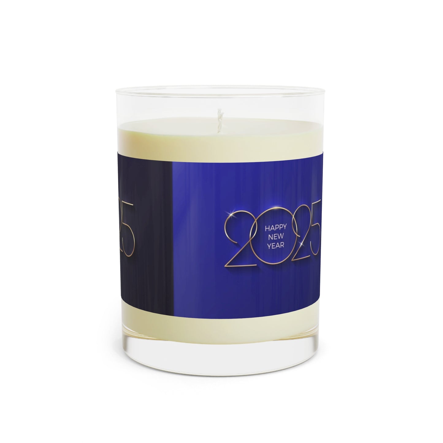 2025 Happy New Year Scented Candle - Full Glass, 11oz